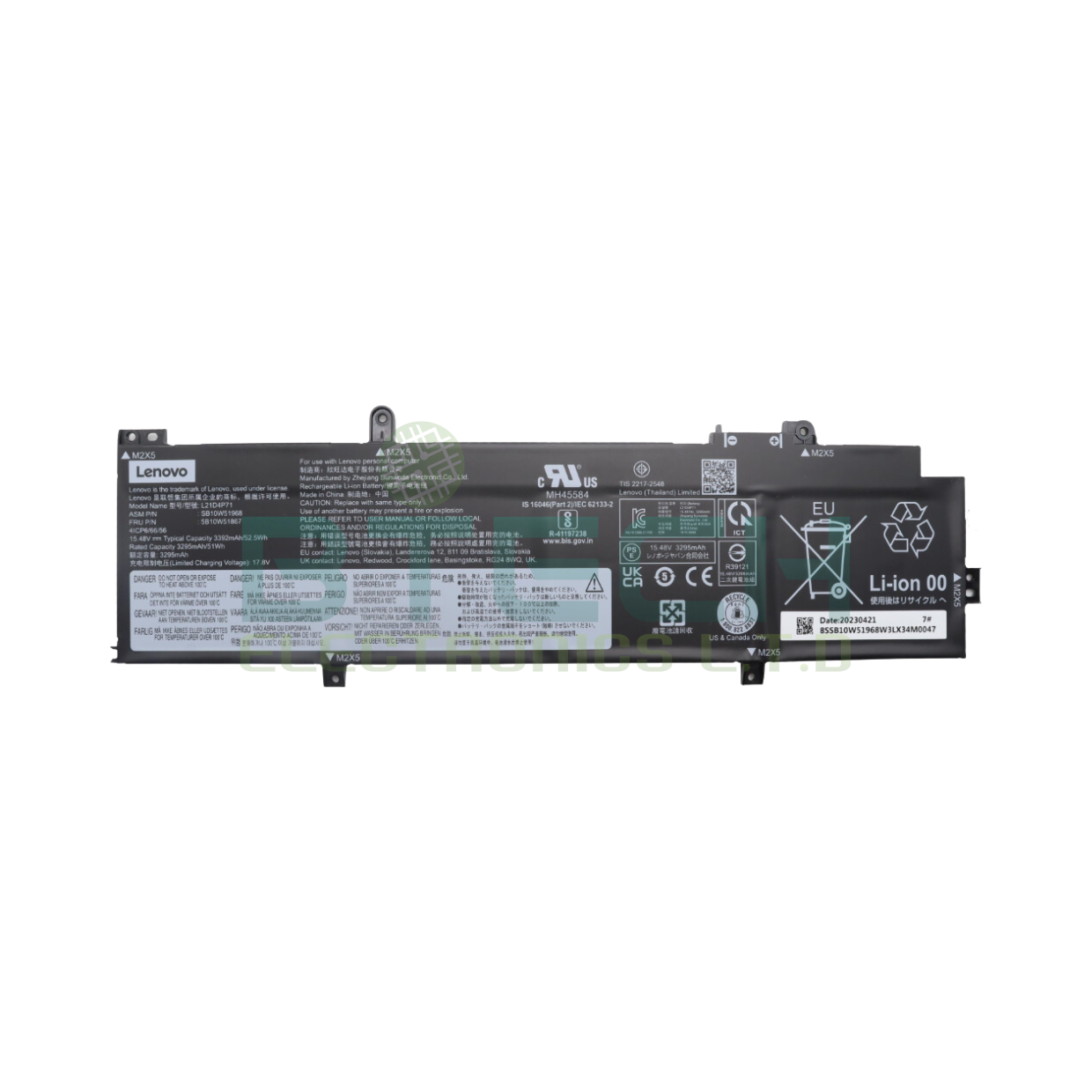 סוללה למחשב מקורית Lenovo ThinkPad T14 P14s Gen 3 L21L3P71