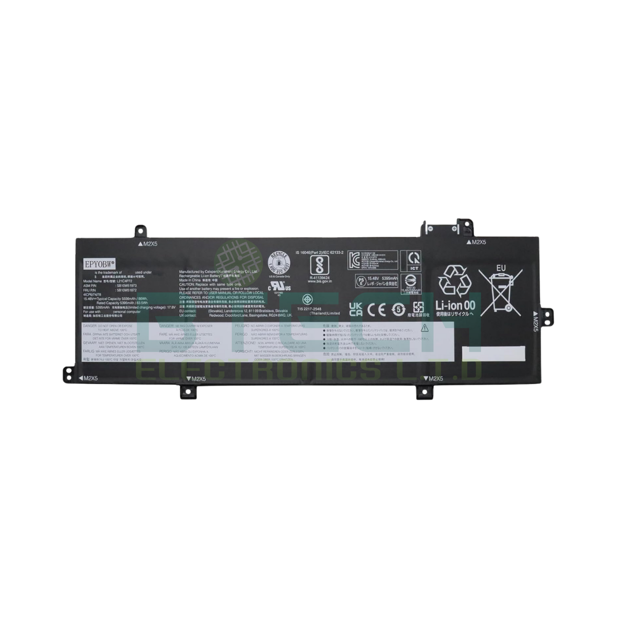 סוללה מקורית למחשב Lenovo ThinkPad P16s Gen 1/2 T16 Gen 1/2