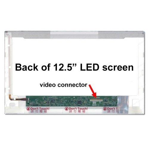 מסך למחשב נייד "12.5 LED 1366X768 40PIN