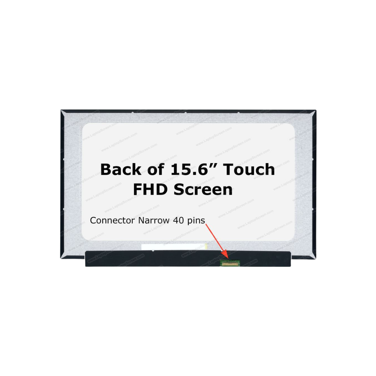 מסך מחשב 15.6 / FHD / 40PIN (20mm) / No BR / SLIM / Touch / IPS
