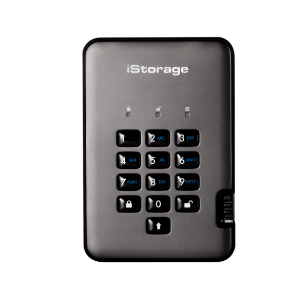 דיסק חיצוני מוצפן "2.5 iStorage diskAshur PRO2 1TB SSD USB3.2