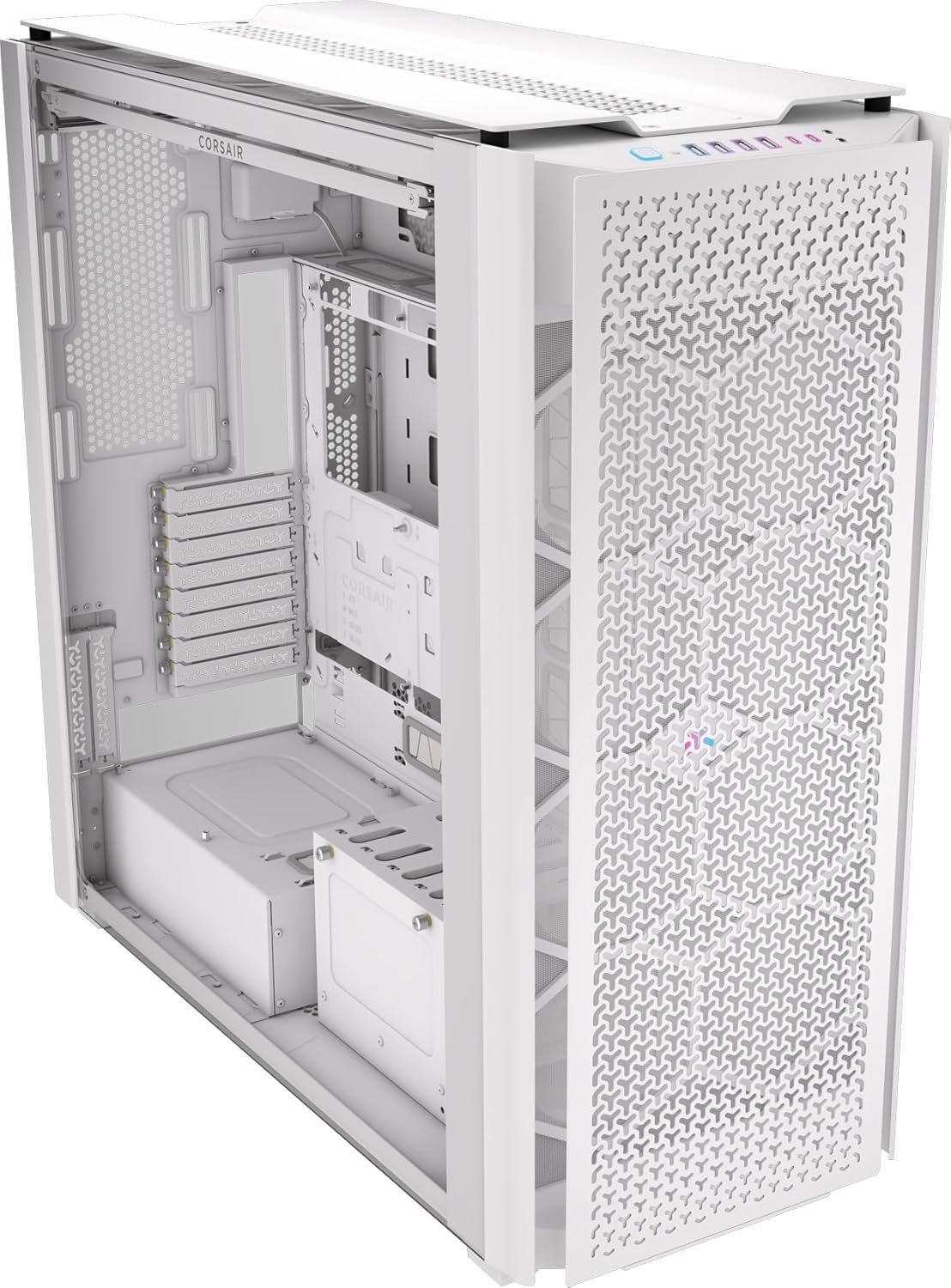 מארז לבן Corsair 9000D Airflow E-ATX Super-Tower Type-C InfiniRai