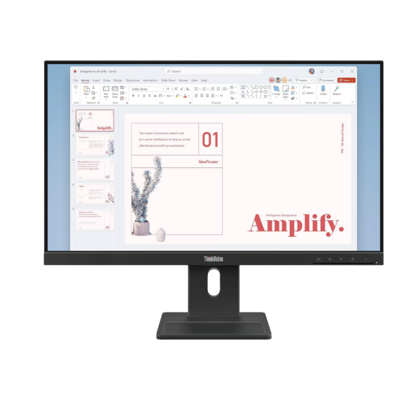 מסך מחשב lenovo E24-40 23.8" FHD IPS 4Ms 100Hz 3Yr-Os