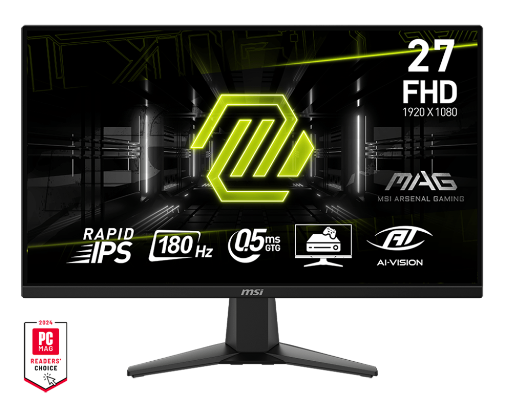 מסך גיימינג MSI MAG 275F ‏27 אינץ׳ FHD ‏180Hz