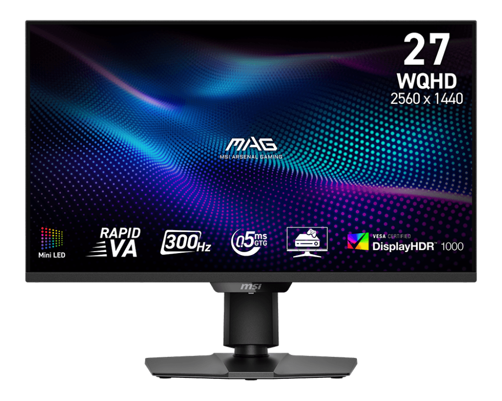 מסך גיימינג Mini-LED MSI MAG 274QPF X30MV ‏27 אינץ׳ WQHD ‏300Hz