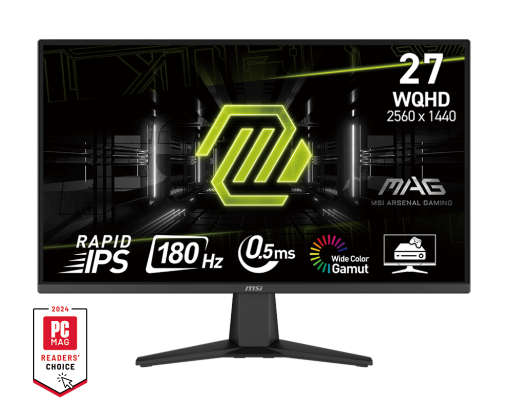 מסך גיימינג MSI MAG 275QF ‏27 אינץ׳ WQHD ‏180Hz