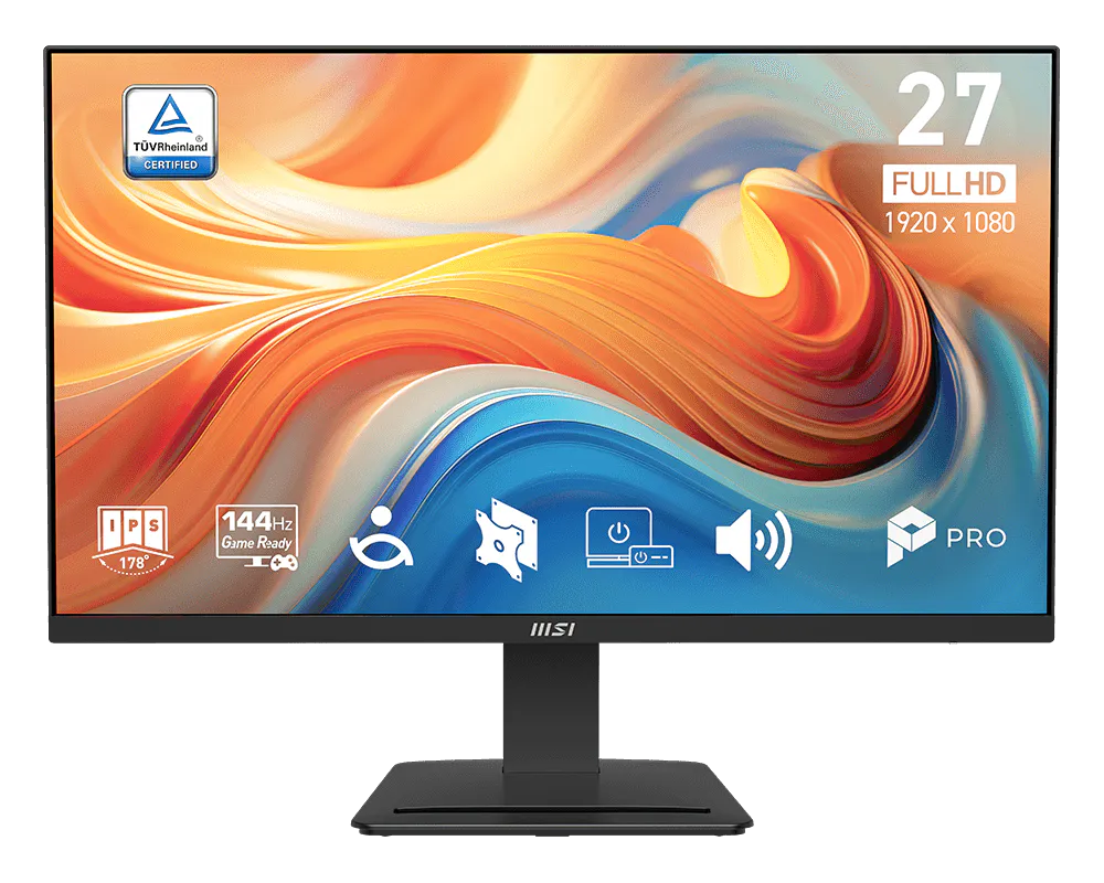 מסך מחשב MSI PRO MP273 E14A ‏27 אינץ׳ FHD ‏144Hz