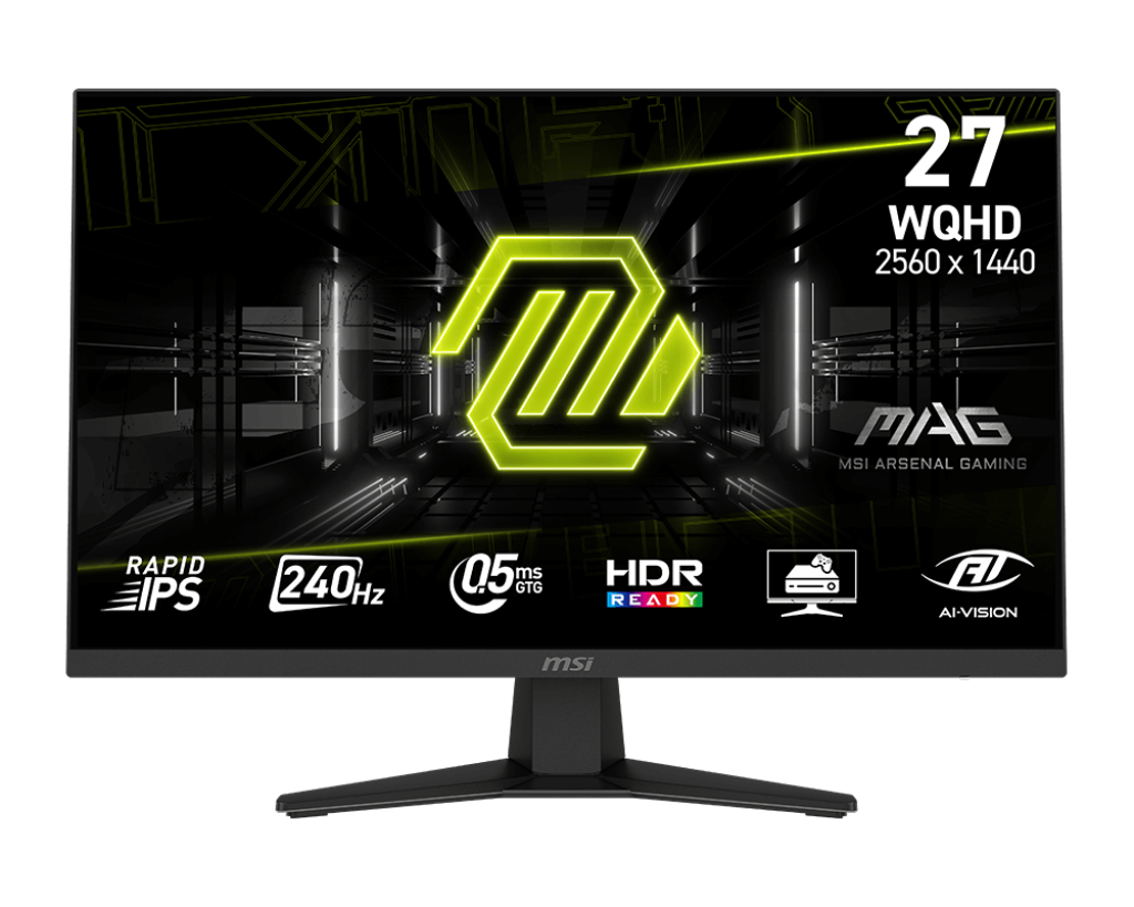 מסך גיימינג MSI MAG 274QF X24 ‏27 אינץ׳ WQHD ‏240Hz