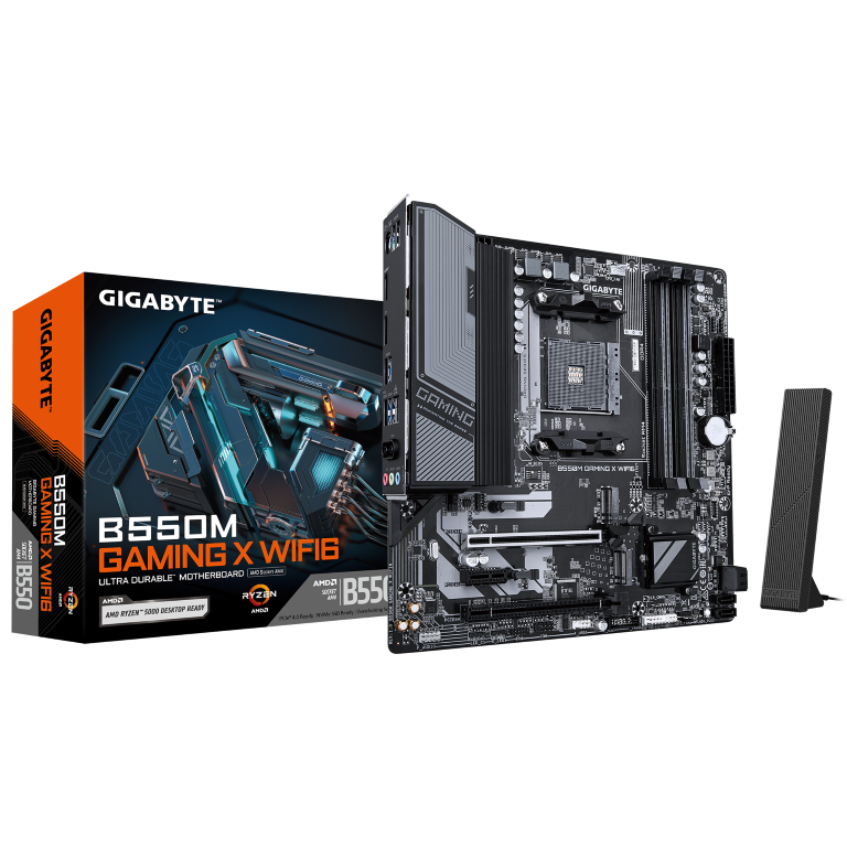 לוח Gigabyte B550M GAMING X WIFI6 AM4 DDR4 Micro-ATX