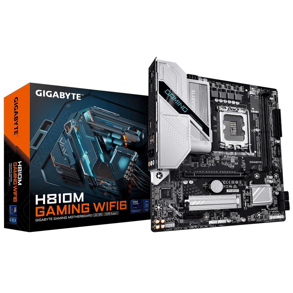 לוח Gigabyte H810M Gaming WIFI6 Micro-Atx DDR5 LGA1851 DP HDMI