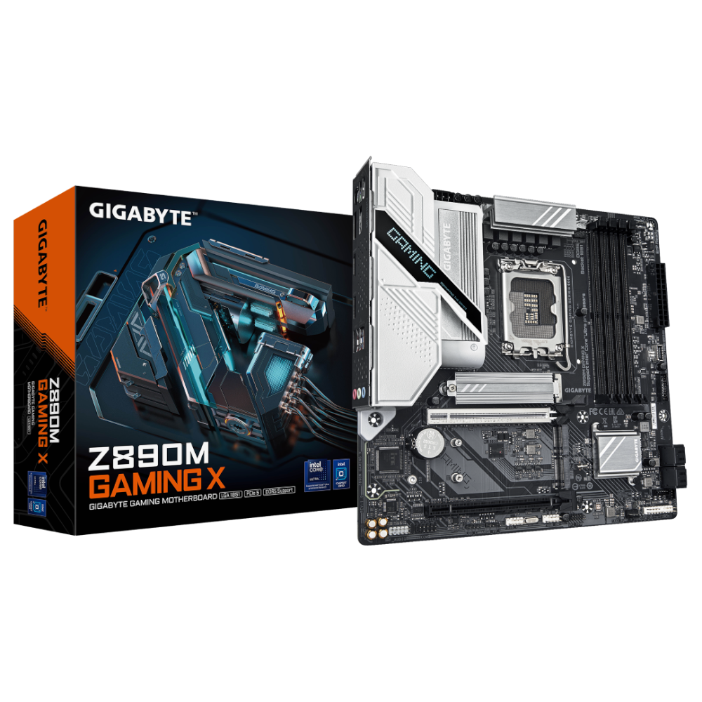 לוח לאינטל דור 15 Gigabyte Z890M GAMING X mATX 2.5GbE LGA1851