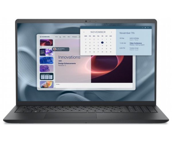 מחשב נייד Dell PV1520 i5-1334U 16GB 512Nvme 15.6 DOS Black 3YOS