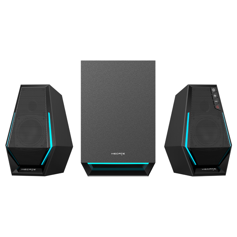 רמקולים Edifier G1500 MAX 2.1 RGB Gaming Speakers 30W RMS BT AUX