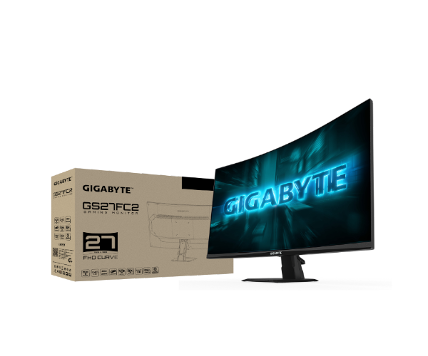 מסך Gigabyte GS27FC2 FHD VA 1Ms 240Hz HDR10 Curved Vesa100