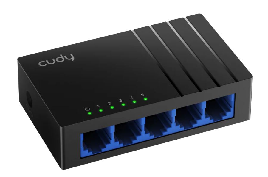 מתג Cudy GS105D-IL ‏5-Port Gigabit במארז פלסטיק