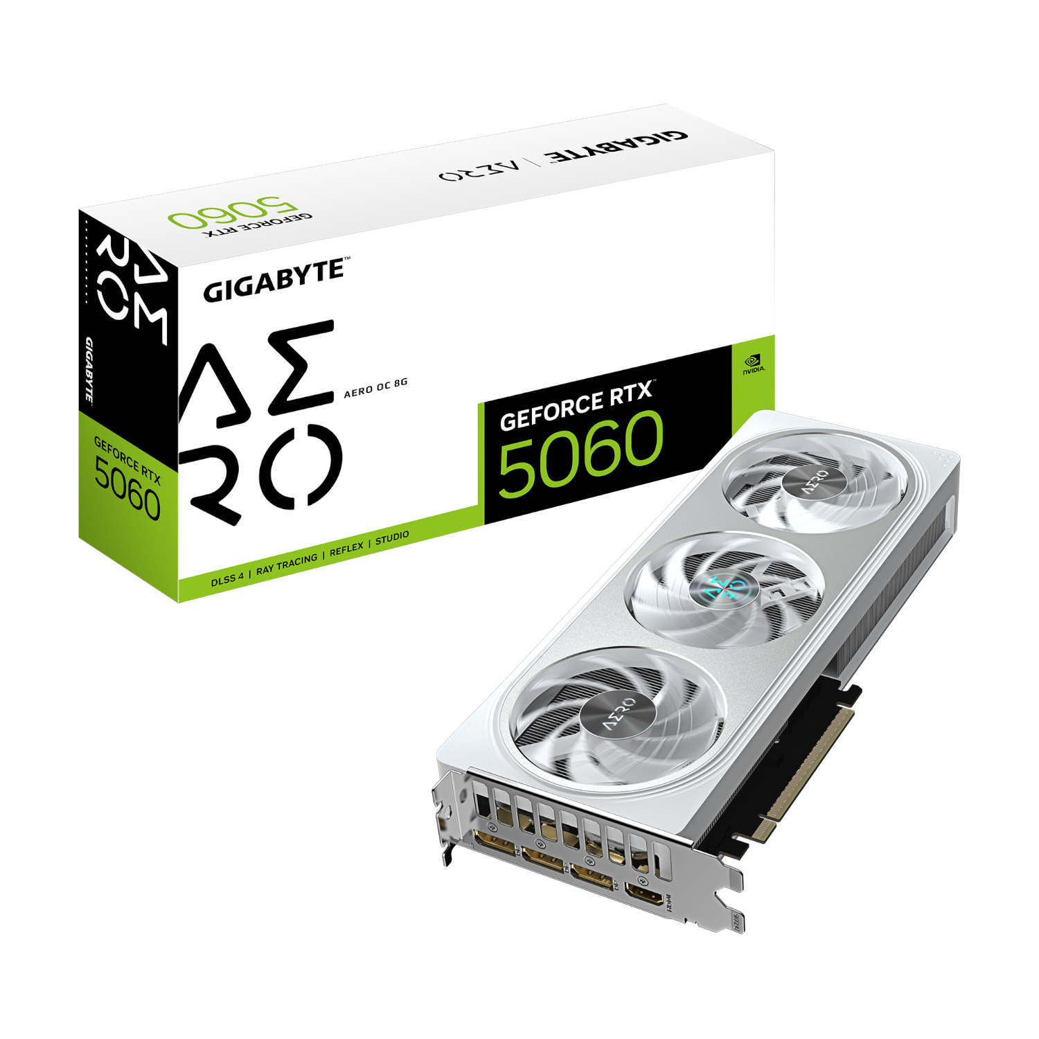 כרטיס מסך Gigabyte GeForce RTX 5060 AERO OC 8GB