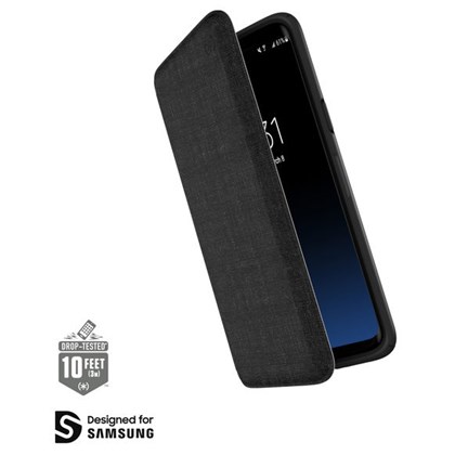 Samsung Galaxy S9+ Presidio Folio Leather Speck Black