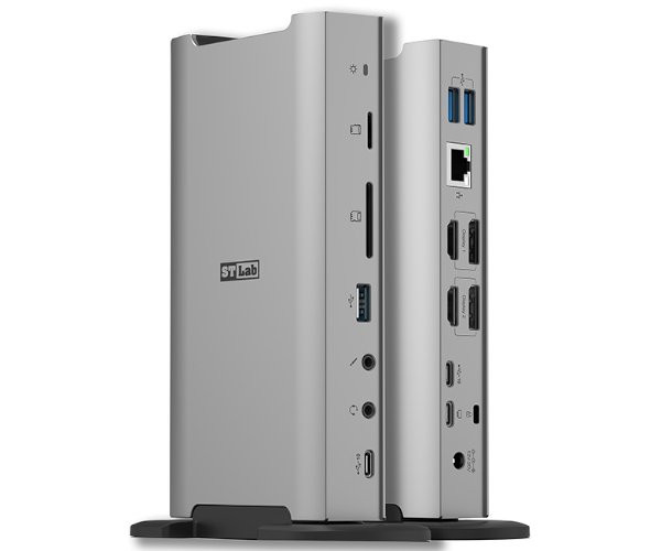 תחנת עגינה ST-LAB U-2630 USB 10G HDMI+DP DUAL 4K 100W DP Type-C