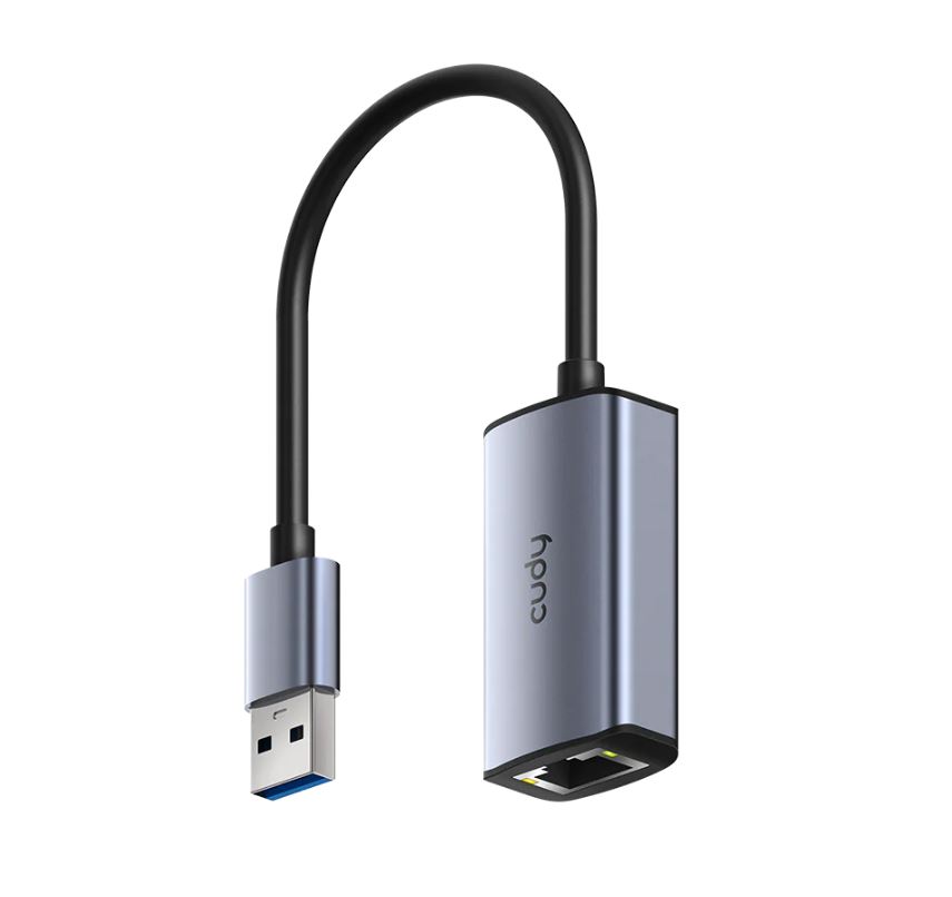 מתאם רשת Cudy UE10A ‏USB-A ל-Gigabit Ethernet